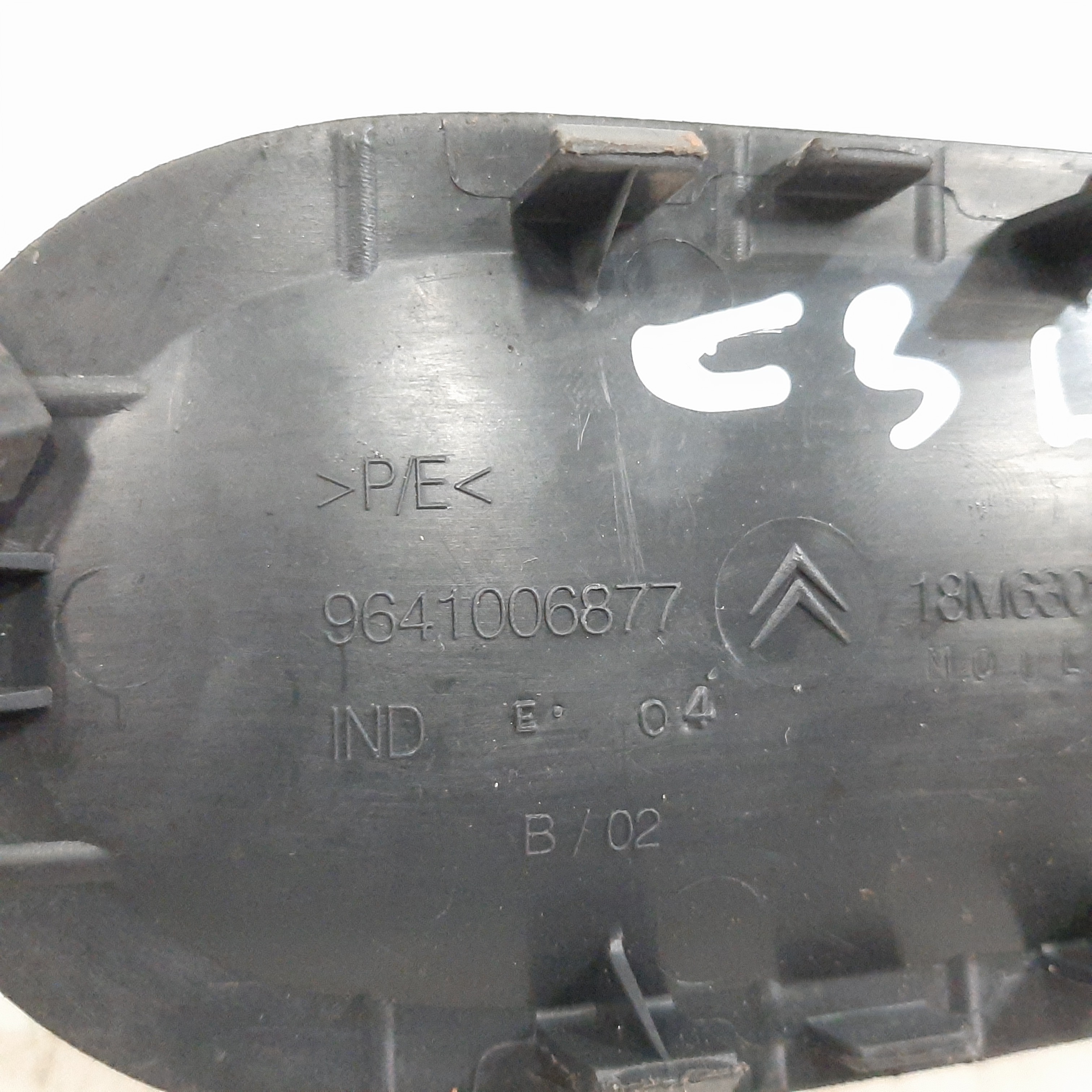Moldura acabamento freio de mão c3 488 kd1 7