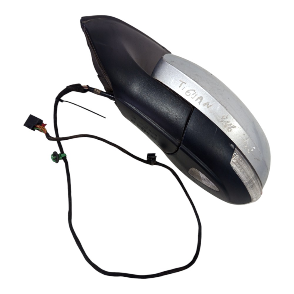 Retrovisor Esquerdo Volkswagen Tiguan 9 Fios 2009 A 2015 4