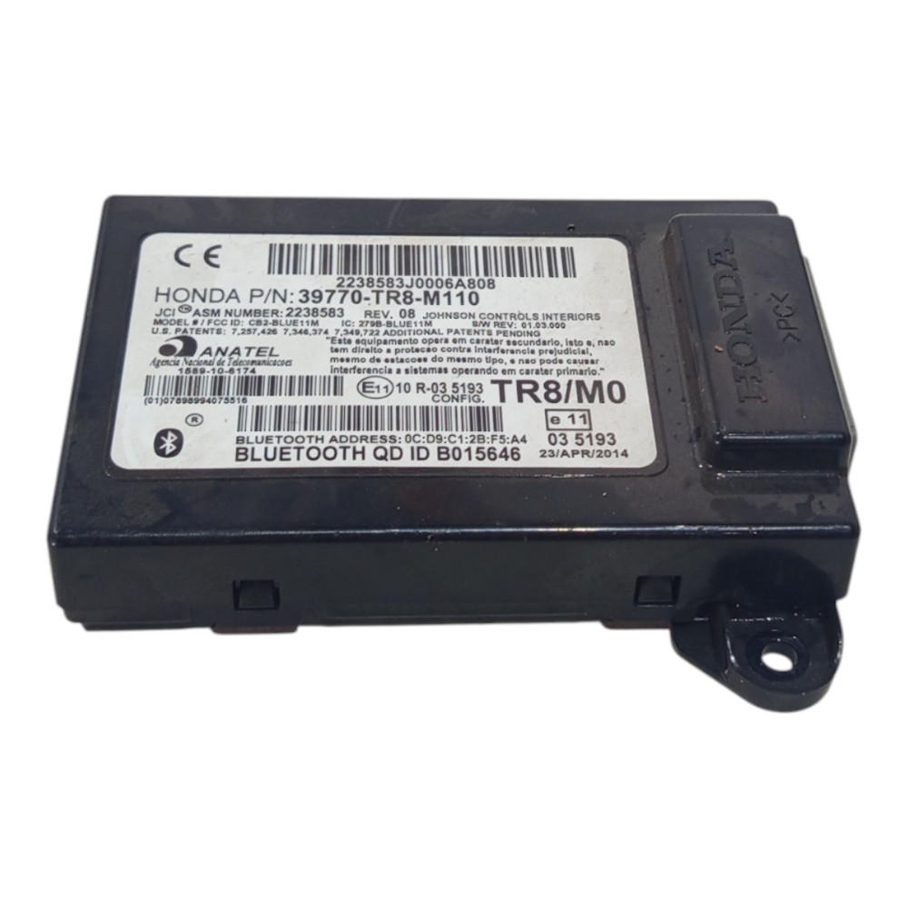 Módulo Bluetooth Honda Civic Lxs 1.8 2012 A 2016