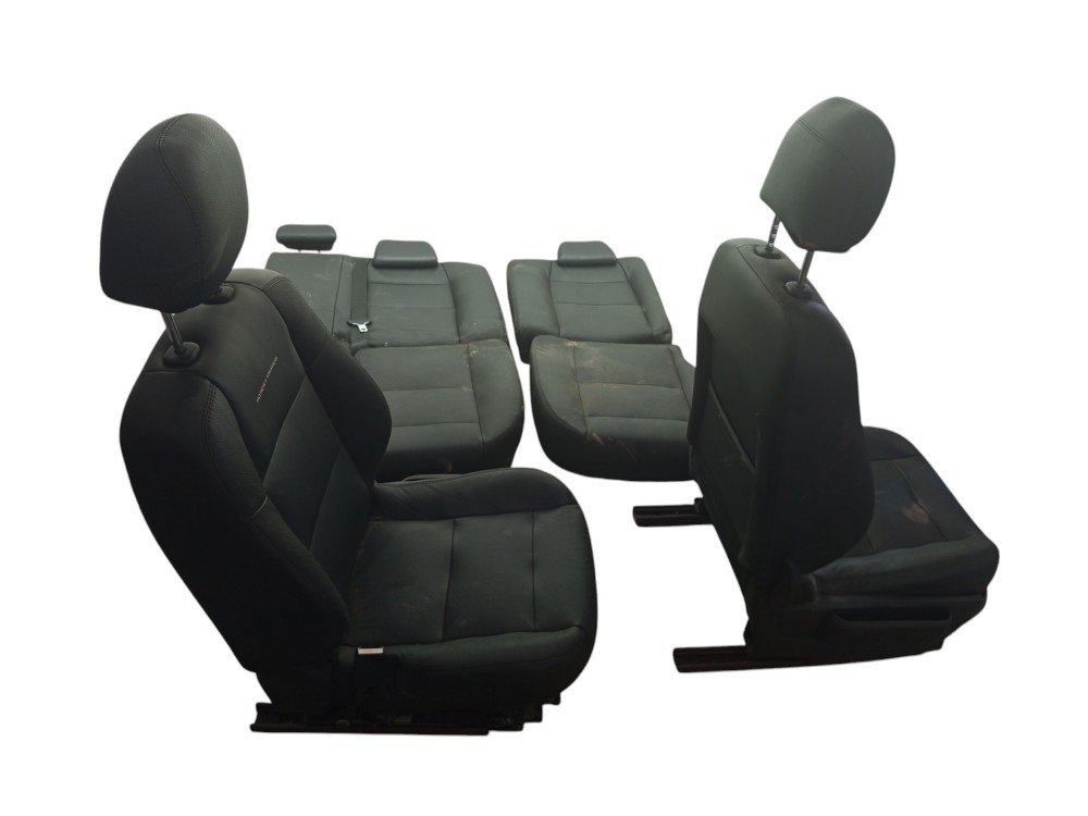 Jogo Bancos Couro Peugeot 307 2001 2002 A 2012  Preto 3