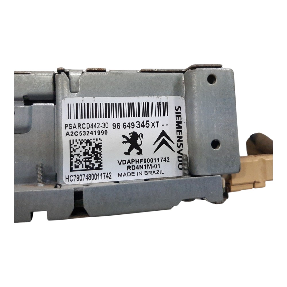 Rádio Som Cd Player Citroen Pallas Hatch Vtr 2007 A 13 Bloq. 5