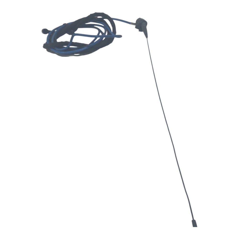 Antena Automotiva Base C/ Cabo Ford Escort 1997 1998 A 2003 Preto cabo Azul