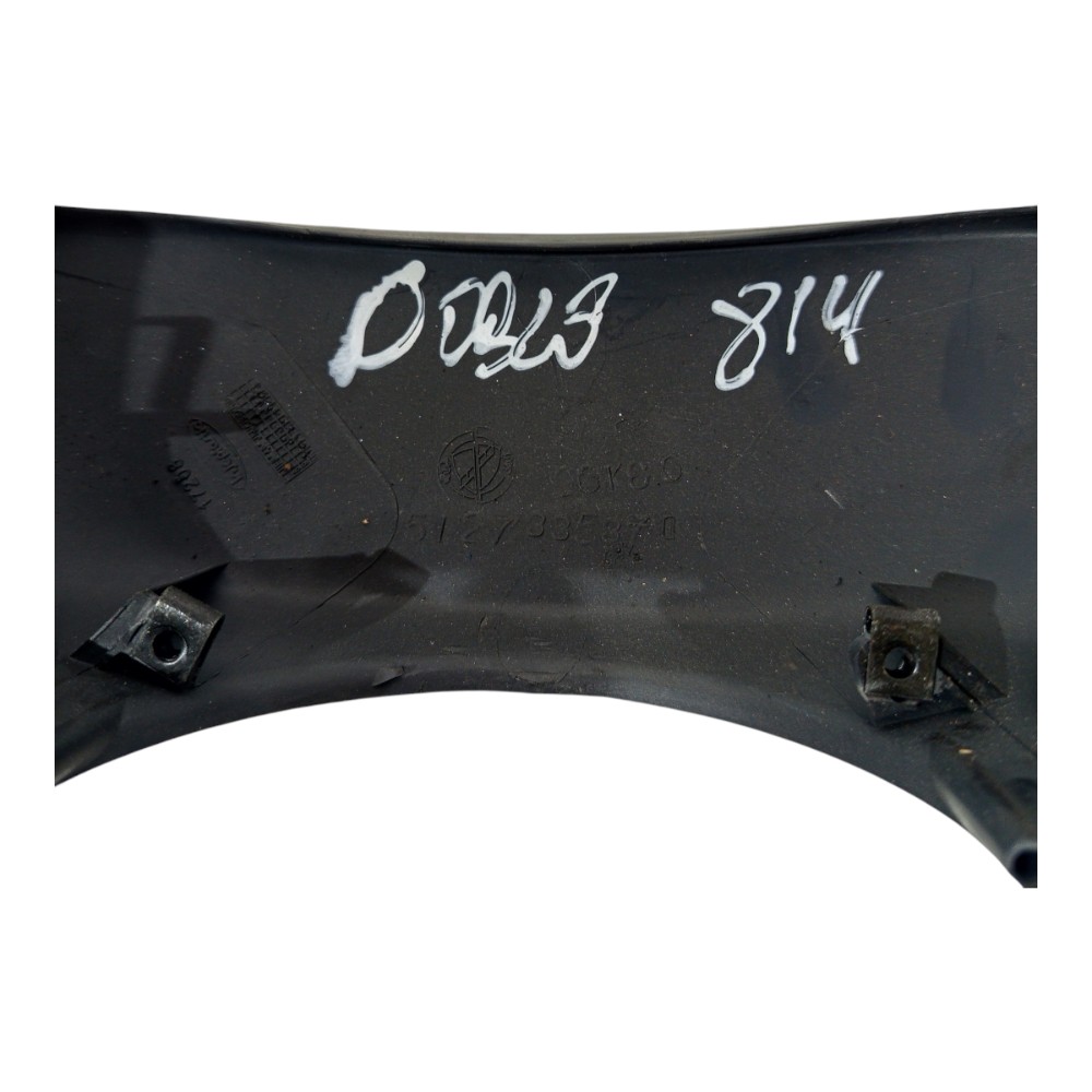 Moldura Capa Superior Chave Seta Fiat Doblo 2002 2003 A 2010 Preto 7