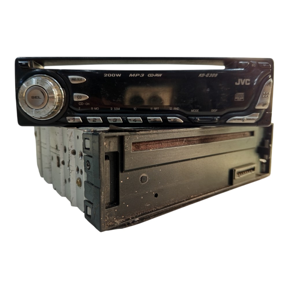 Som automotivo universal cd player rádio JVC KD G309ur 1