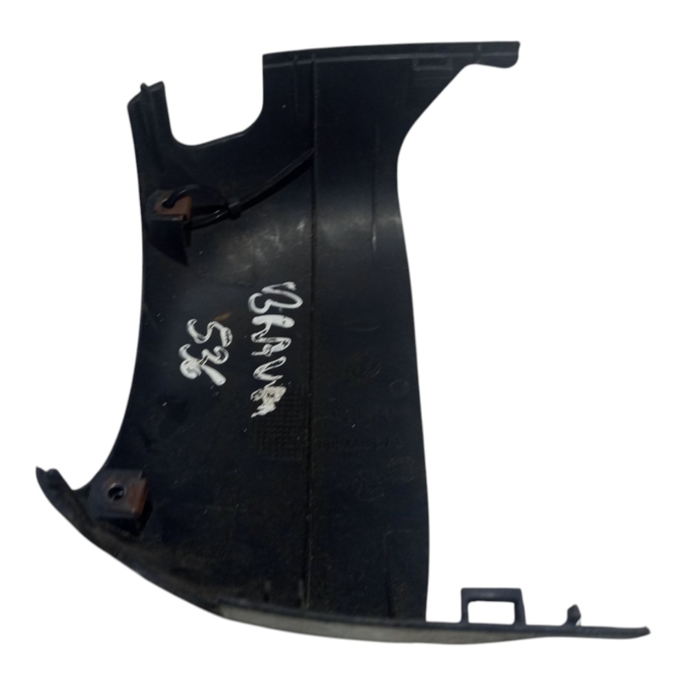 Moldura Capa Chave Seta Direção Fiat Brava 1998 1999 A 2007 Preto 3