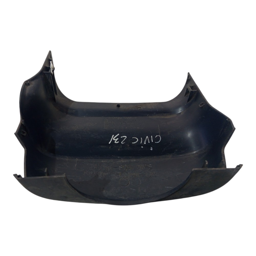 Moldura Superior Chave Seta Direção Honda Civic 1997 A 2000 Preto 4