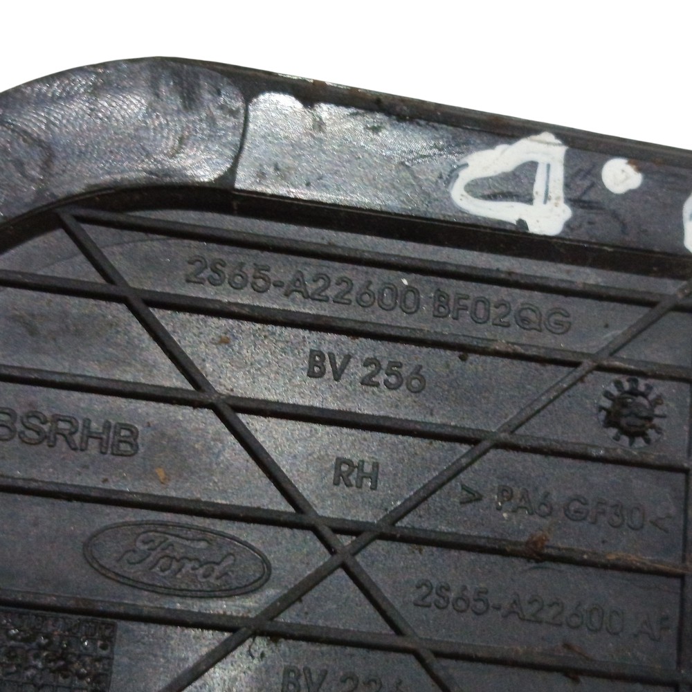 Maçaneta Interna Dianteira Direita Ford Fiesta 2003 A 2014 Preto Dianteira 7