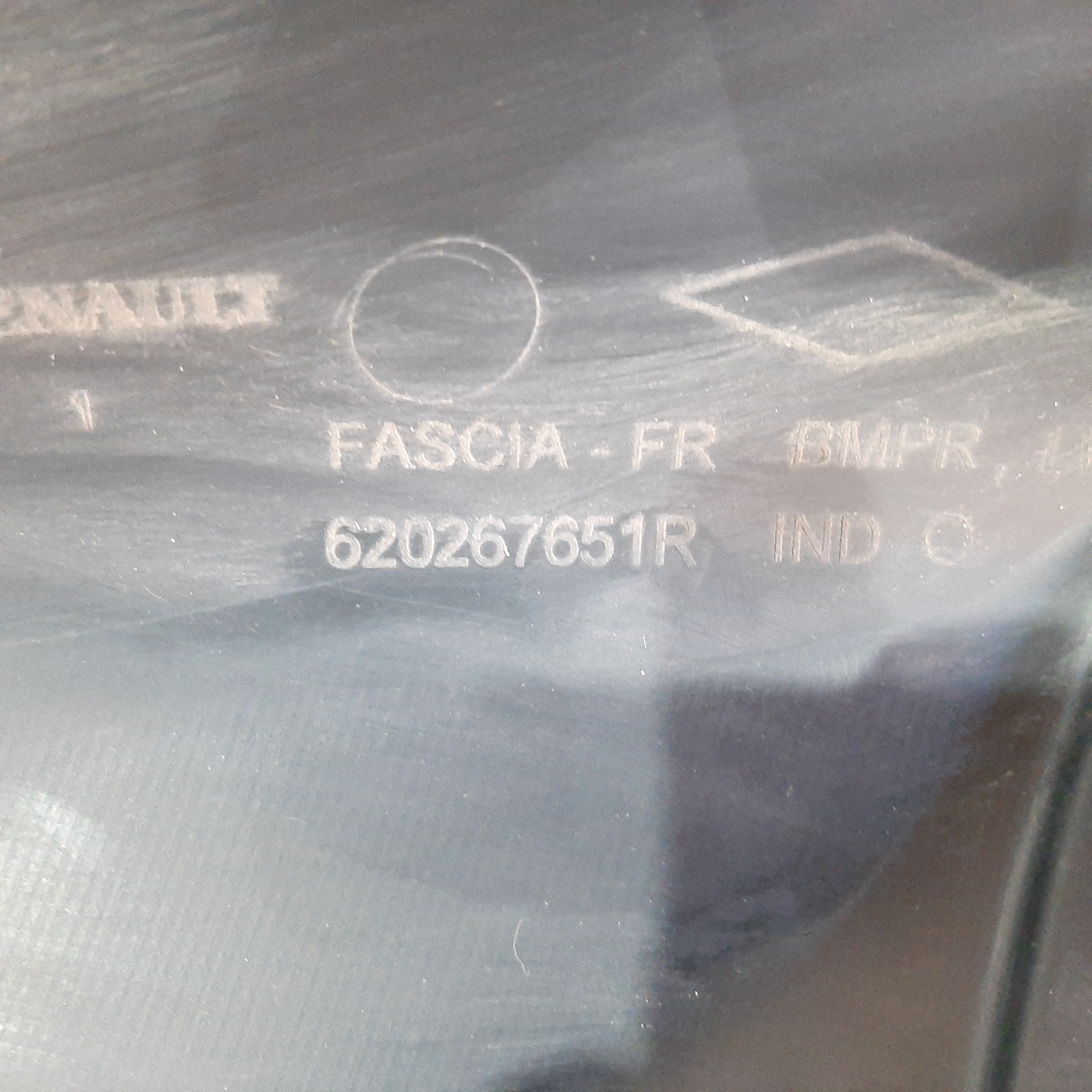 Spoiler do parachoque dianteiro kwid 427 kd1 9
