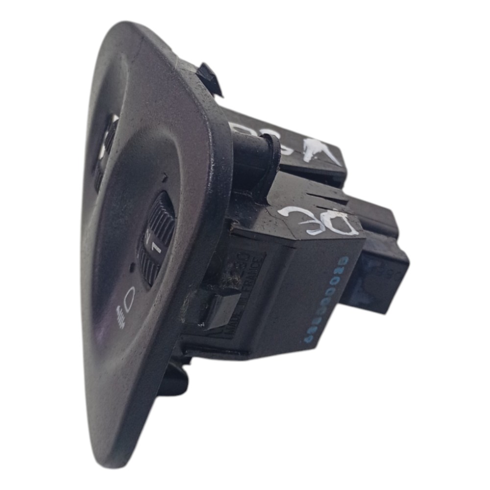 Botão Regulagem Painel Altura Farol Fiat Premio 1992 A 1998 Preto 3