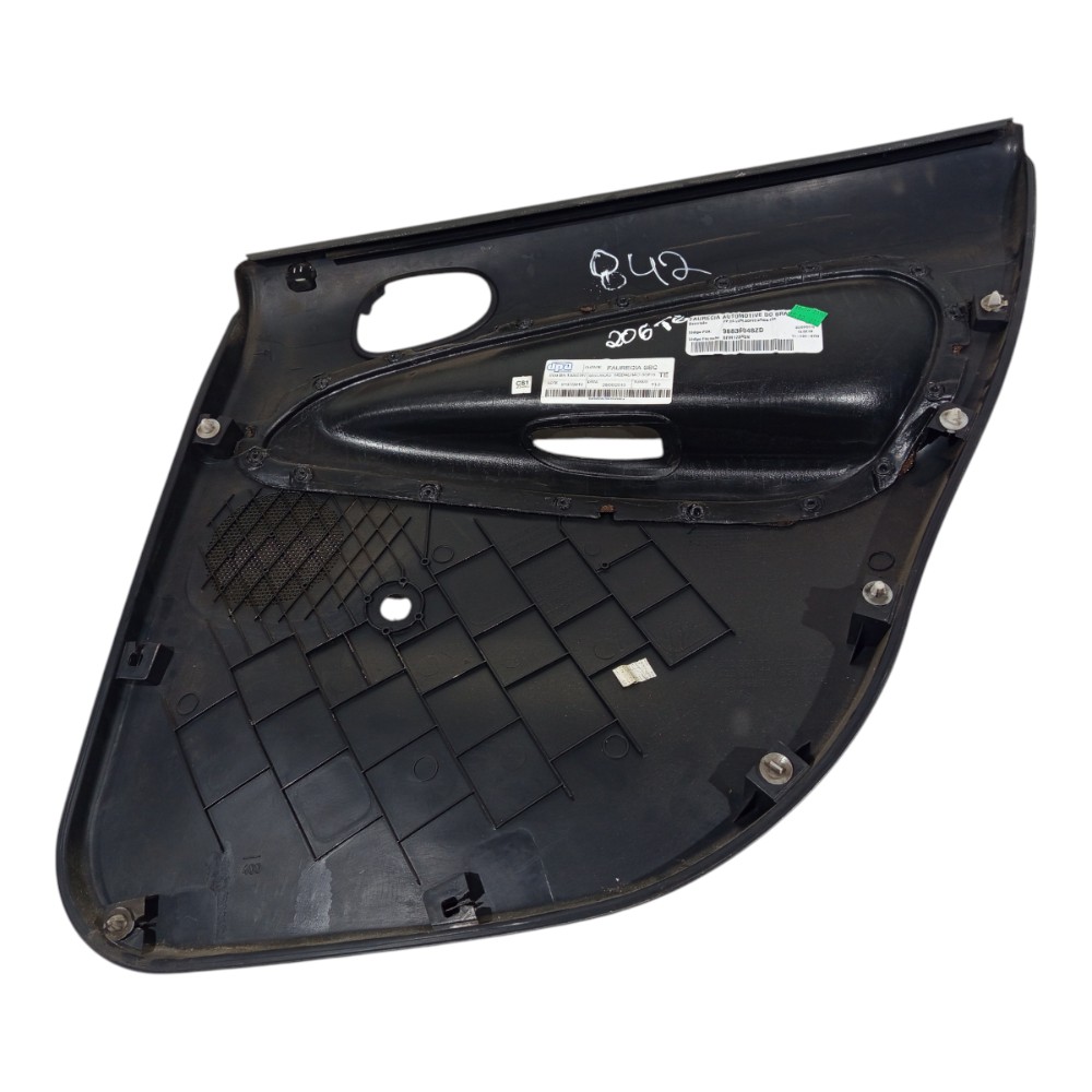 Forro Porta Traseiro Esquerdo Peugeot 206 2001 2002 A 2011 9
