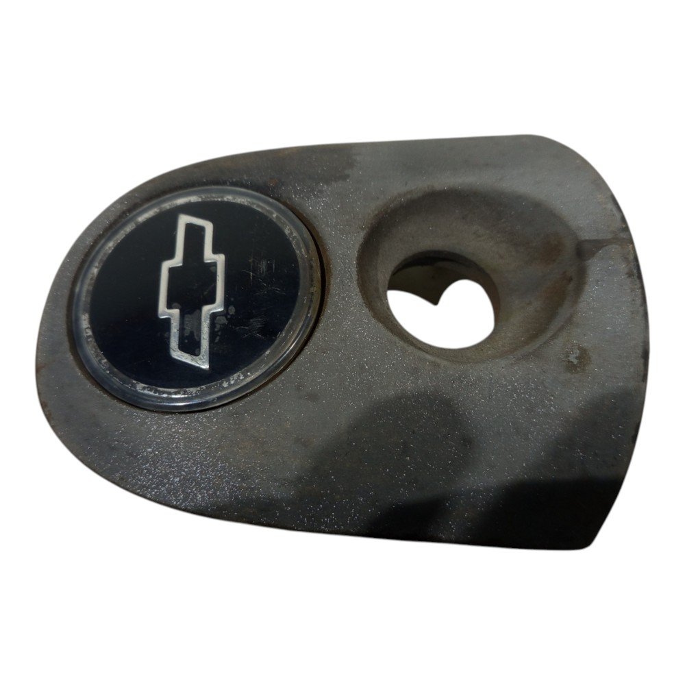 Moldura Tampa Traseira Fechadura Chevrolet Corsa 1994 A 2002 Cinza E Preto 2
