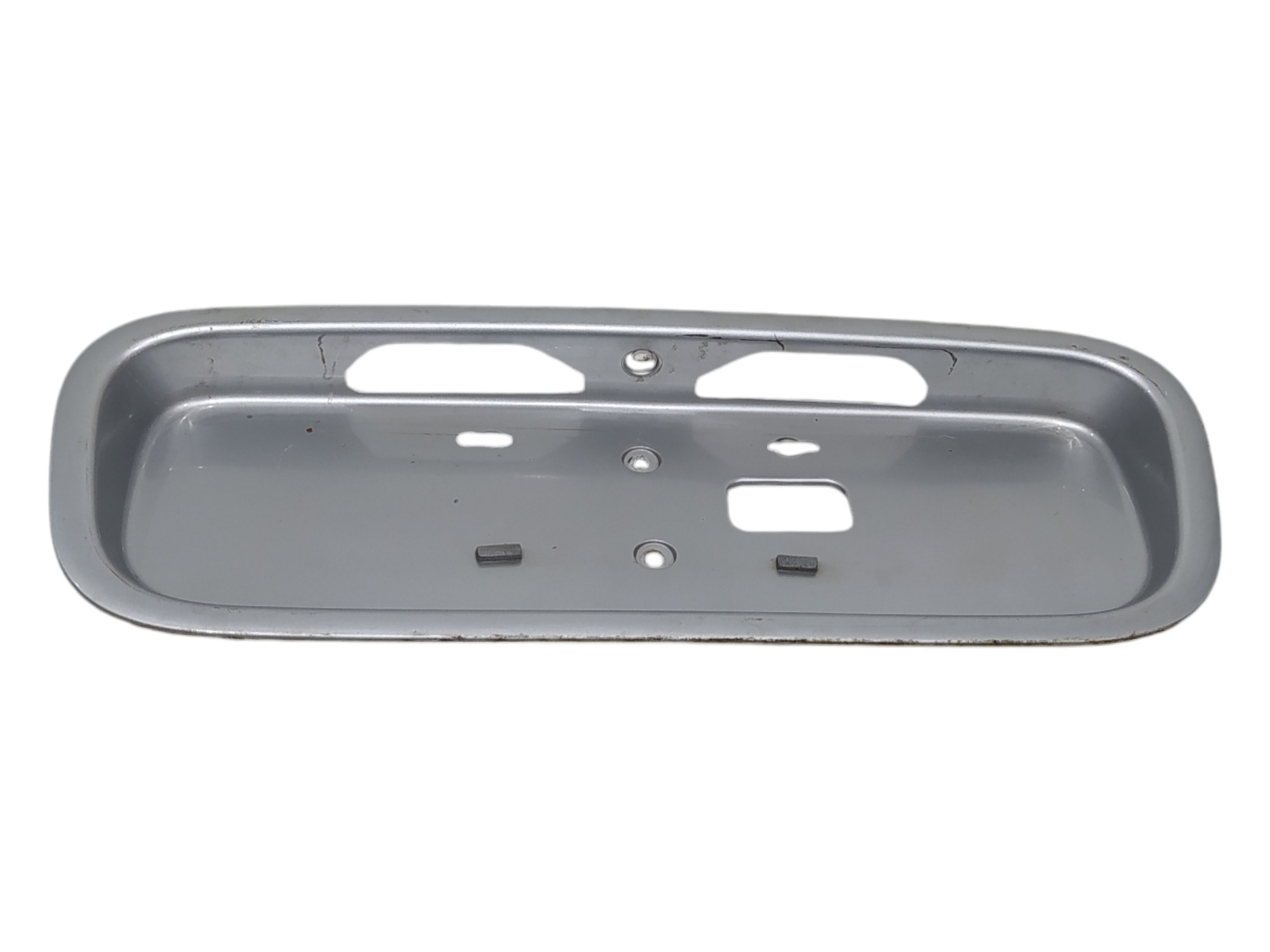 Acabamento Placa Traseira Hyundai Accent 1995 1996 A 1999 Prata 3