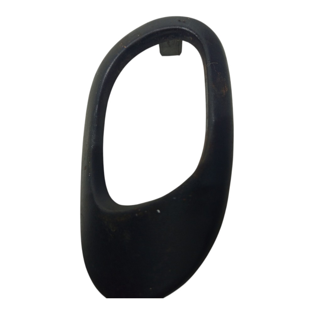 Moldura Maçaneta Interna Traseira Esq  Peugeot 206 207 2009 Preto Traseira 3