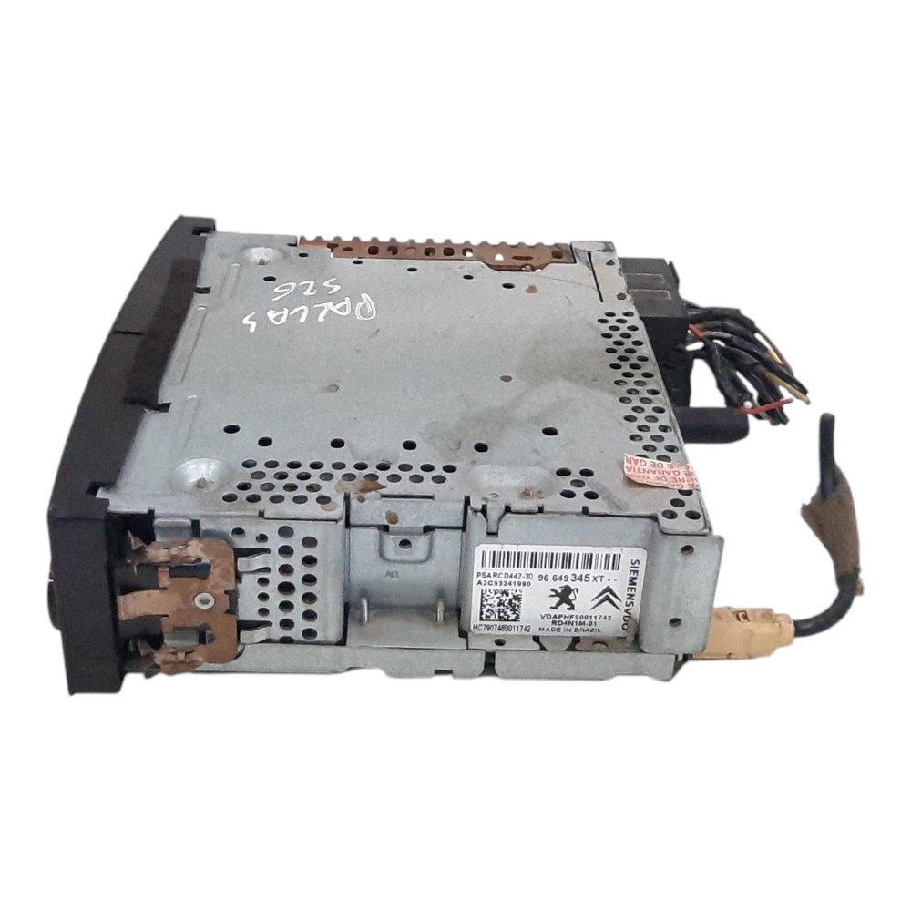 Rádio Som Cd Player Citroen Pallas Hatch Vtr 2007 A 13 Bloq. 6