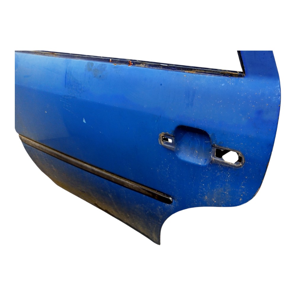 Porta Traseira Esquerd Volkswagen Gol G2 G3 1995 A 2005 Azul Traseira Esquerdo Azul 2