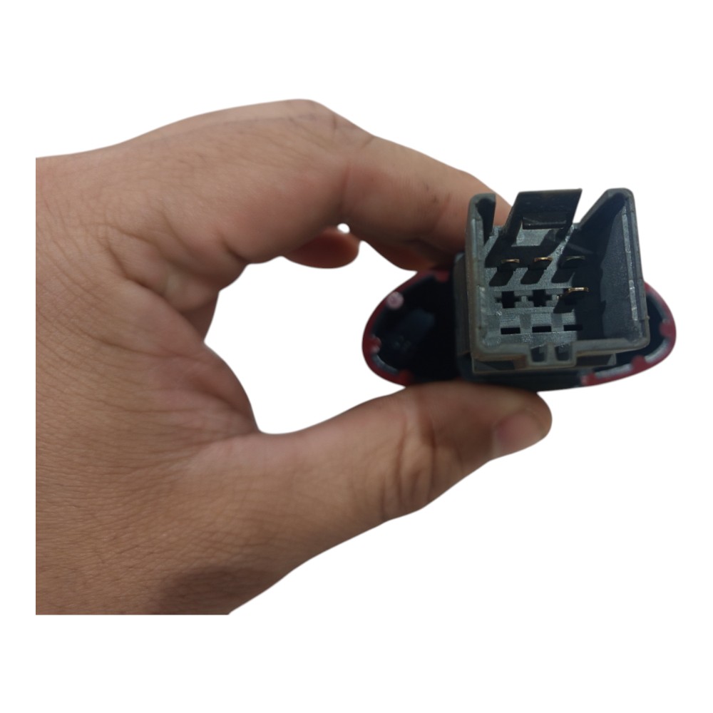 Botão Pisca Alerta Peugeot 206 1999 2000 2001 2002 A 2010 Preto 5