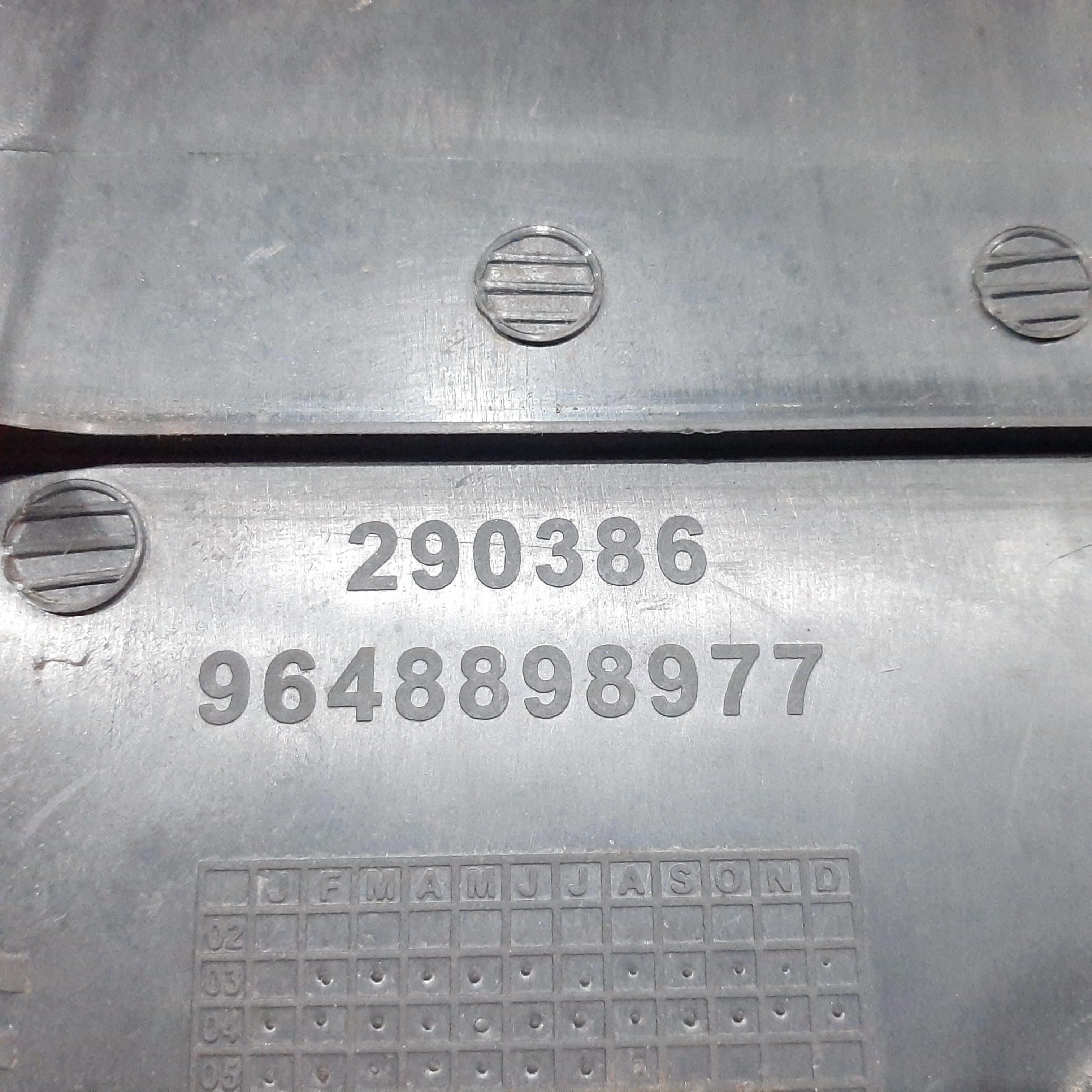 Acabamento Coluna Central Esquerda Citroen C3 2003 A 2012 6