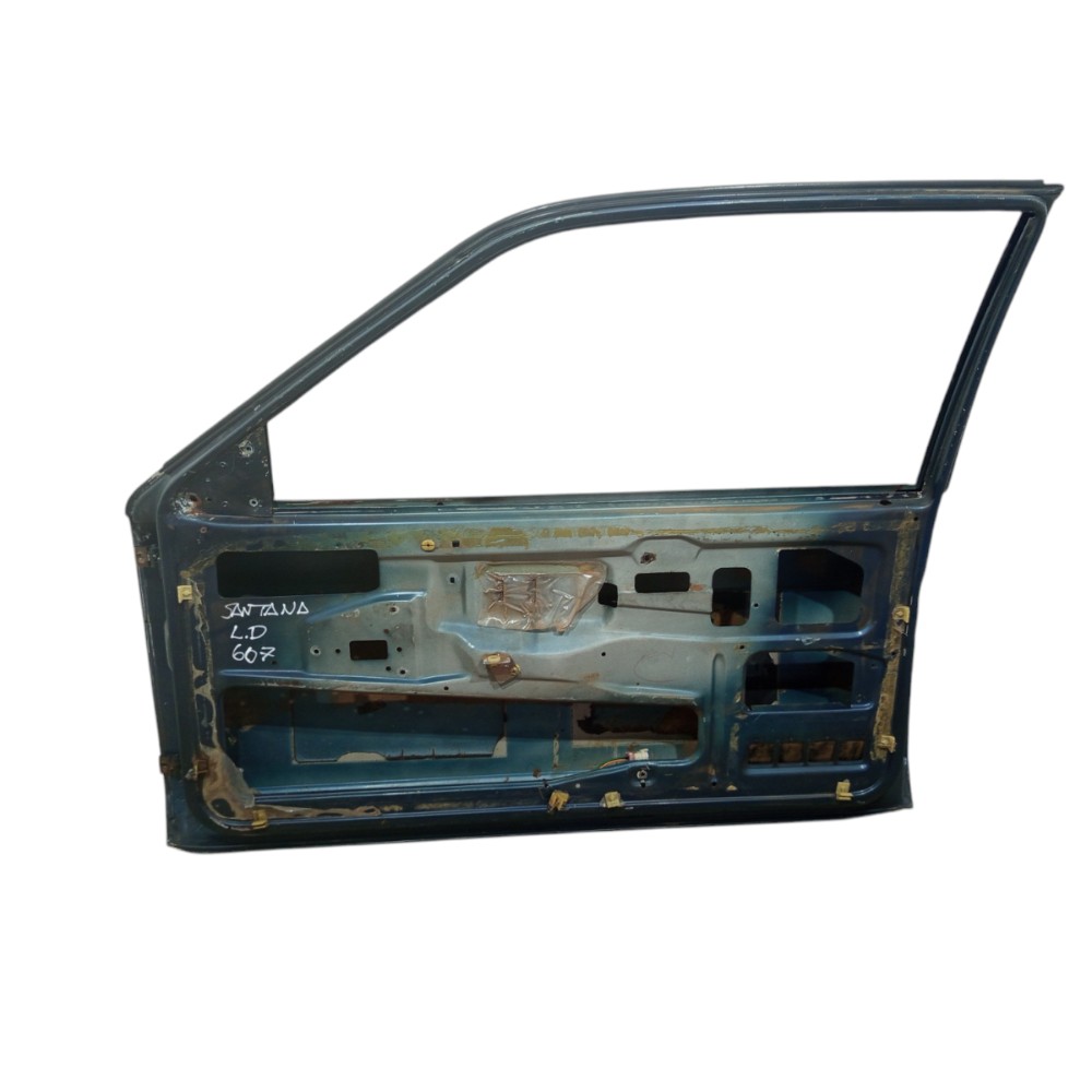 Porta Dianteira Direita Volkswagen Santana 1991 1992 A 2006 Dianteira Azul 3