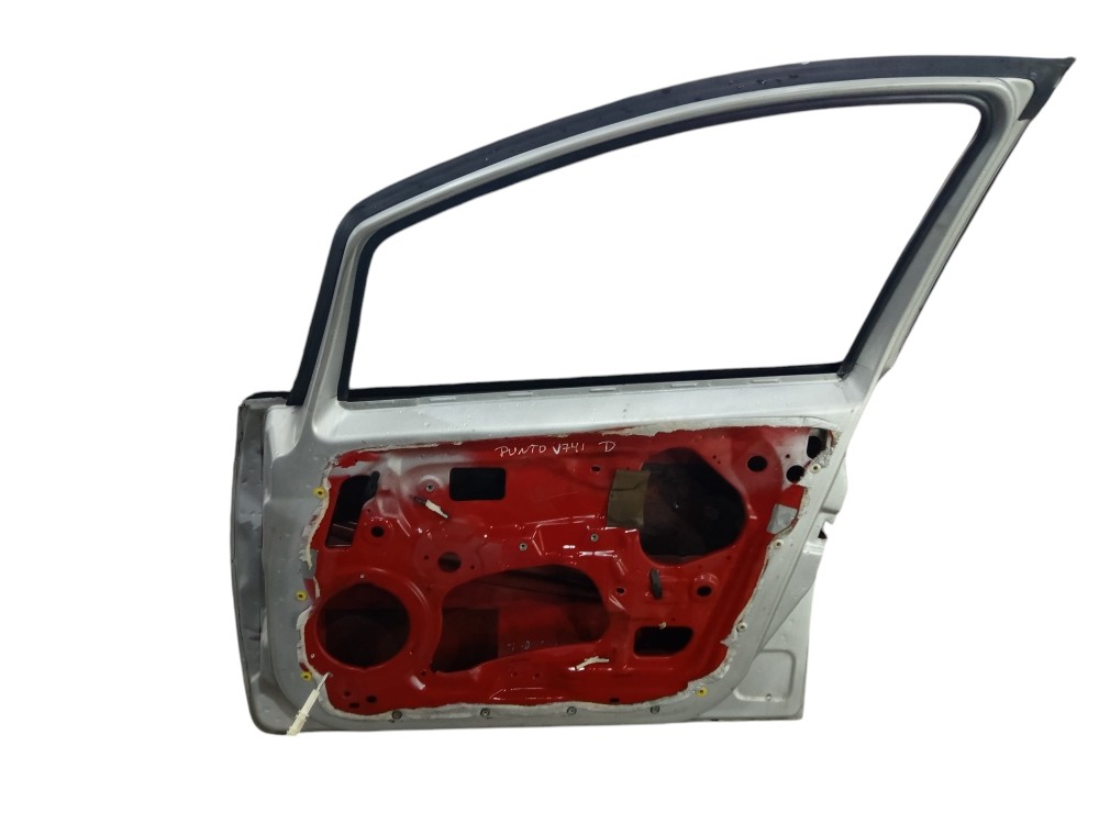 Porta Dianteira Direita Fiat Punto 2008 2009 2010 A 2012  Dianteira Direito Prateado 6