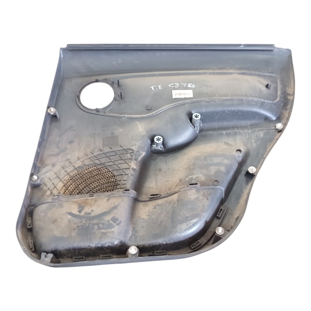 Porta Forro Traseiro Esquerdo Citroen C3 2003 A 2012 7