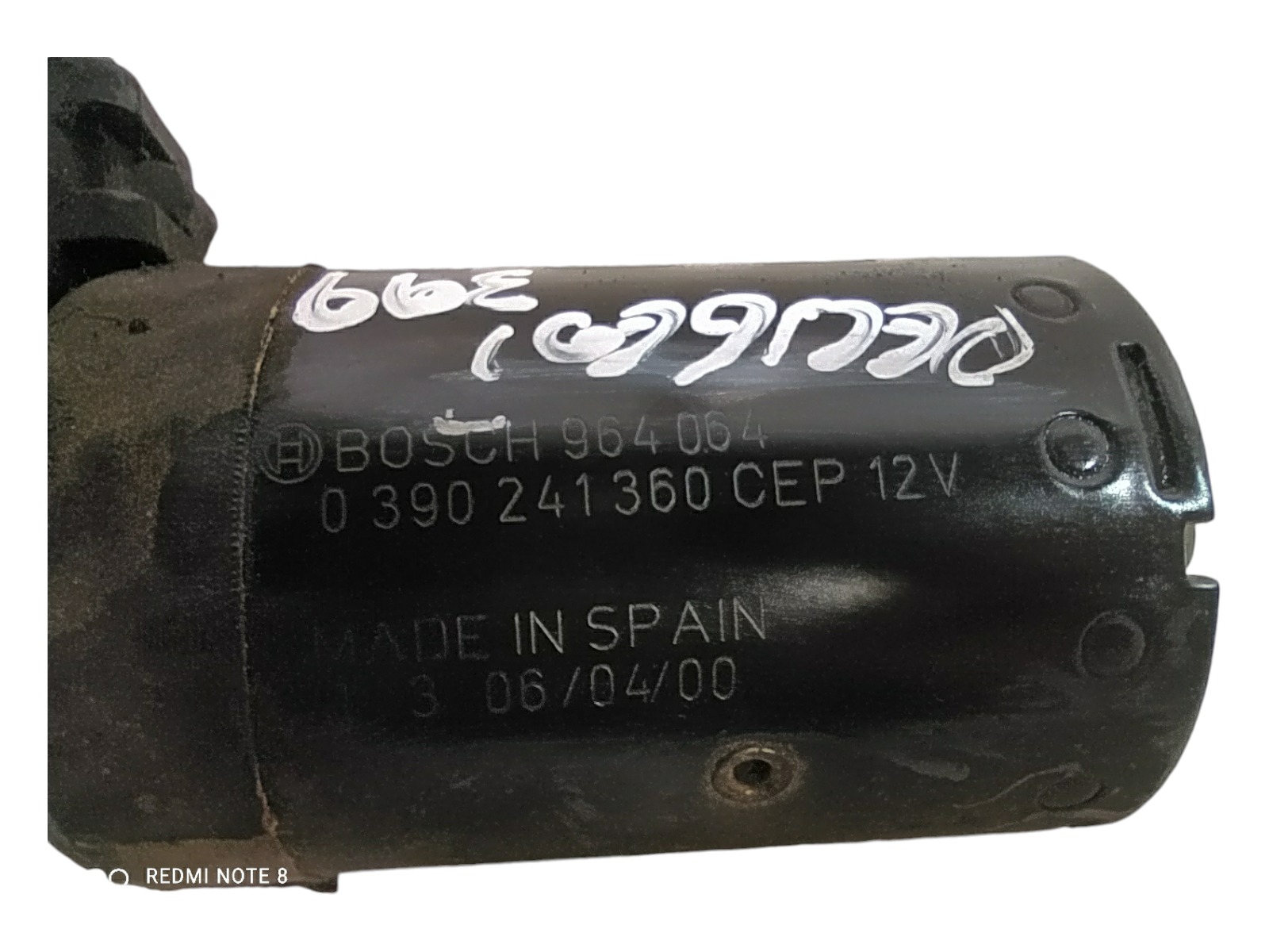 Motor Limpador Parabrisa Peugeot 206 1.4 1999 2000 A 2010 7