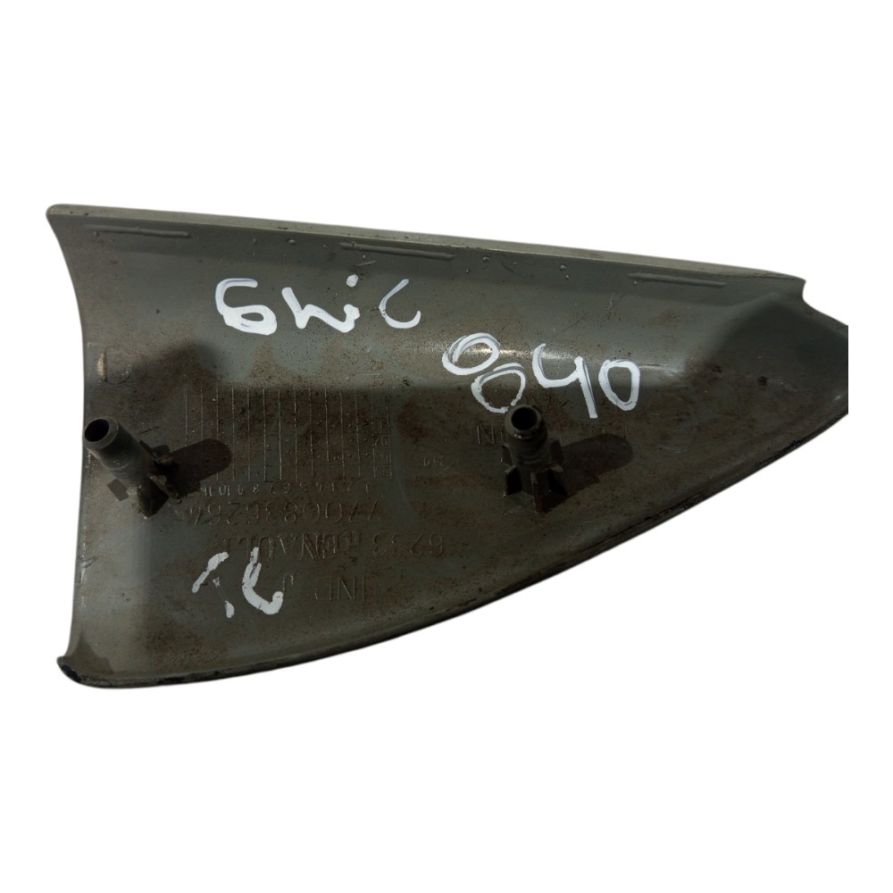 Acabamento Interno Ld Retrovisor Renault Scenic 2003 A 2010 Cinza 3