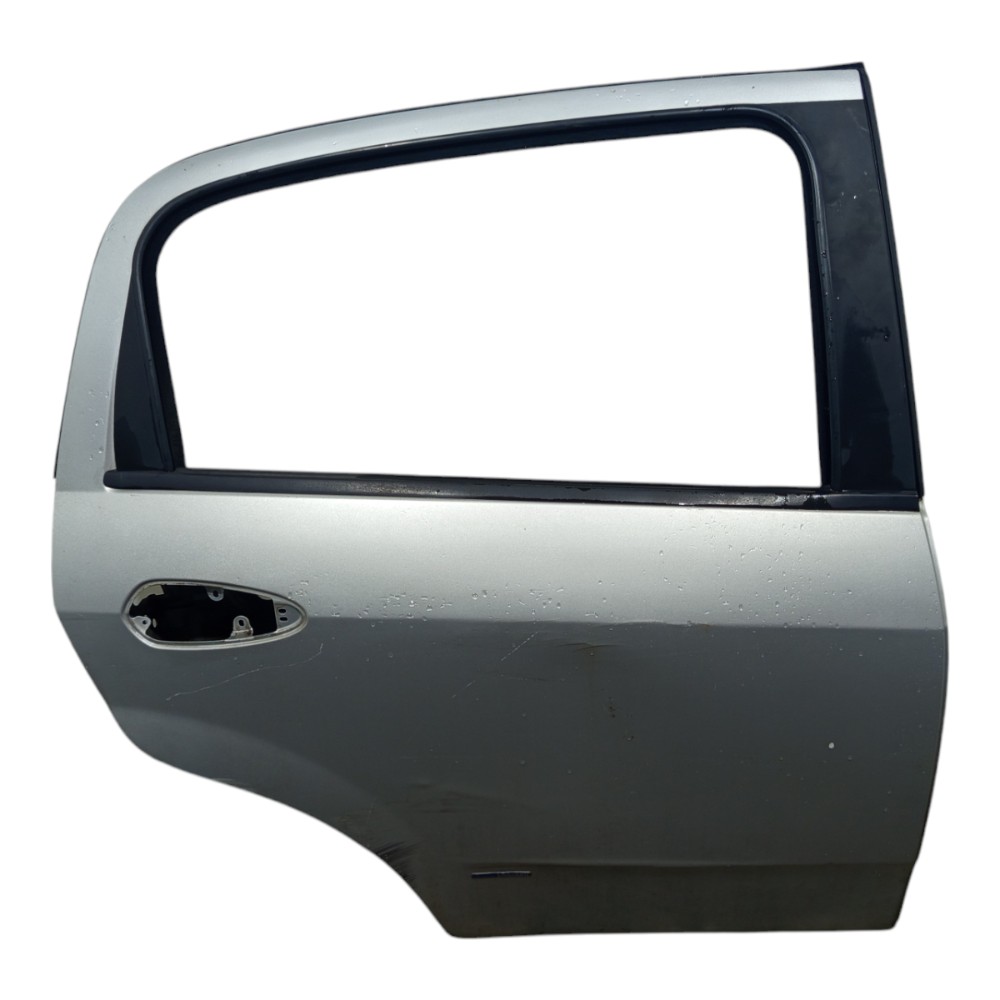 Porta Traseira Direita Fiat Punto 2008 2009 2010 A 2012  Traseira Direita Prateado 1
