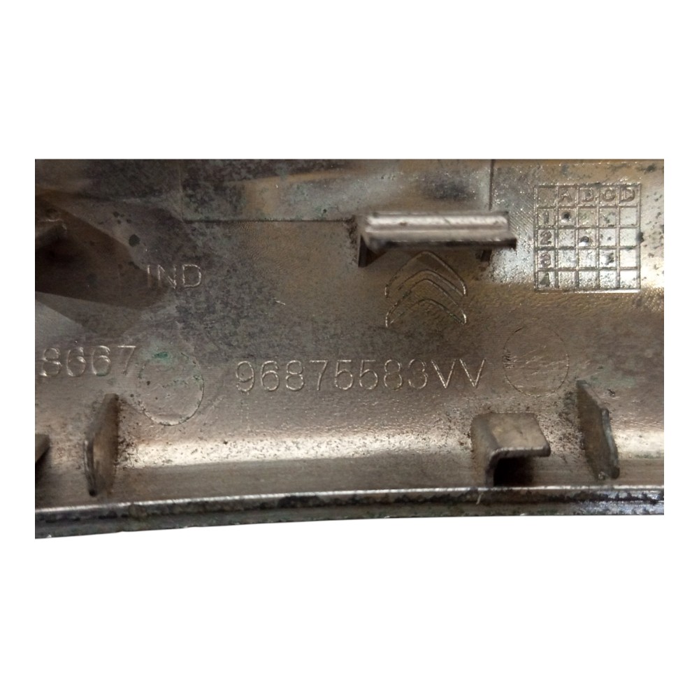 Moldura Puxador Porta Dianteira Le Citroen C3 2003 A 2012 Prata 7