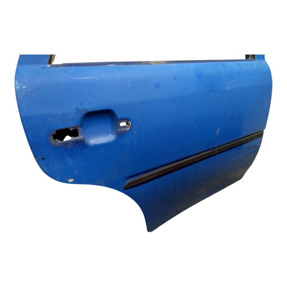 Porta Traseira Direita Volkswagen Gol G2 G3 2000 A 2005 Azul Traseira Direita Azul 3