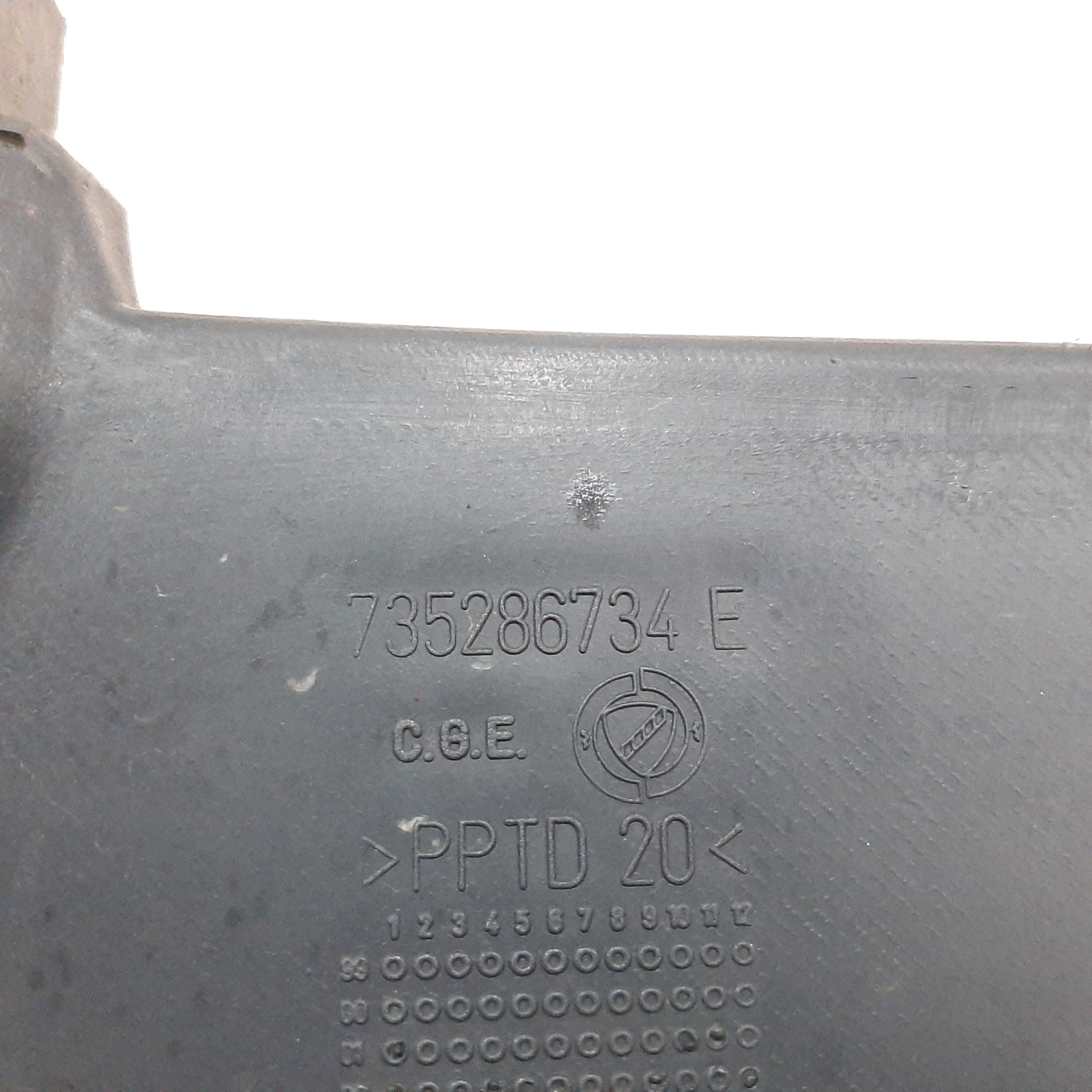 Moldura Coluna Central Esquerda Fiat Doblo 2003 2004 A 2009 7