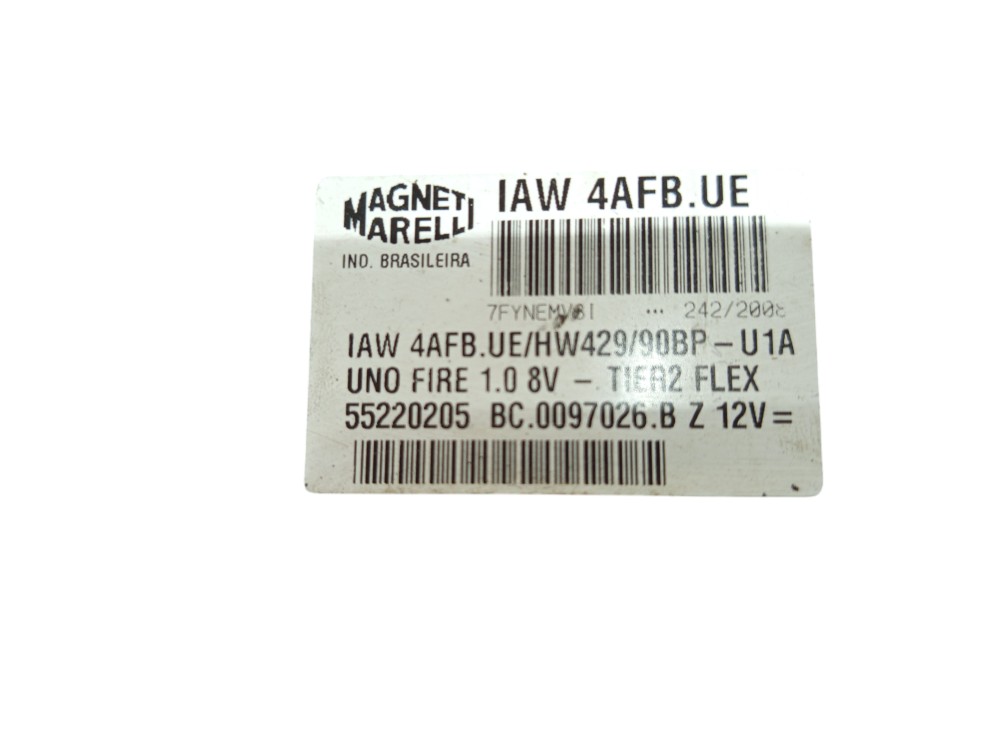 Módulo Injeção Eletrônica Fiat Uno 1.0 1995 1996 1997 A 2012 9