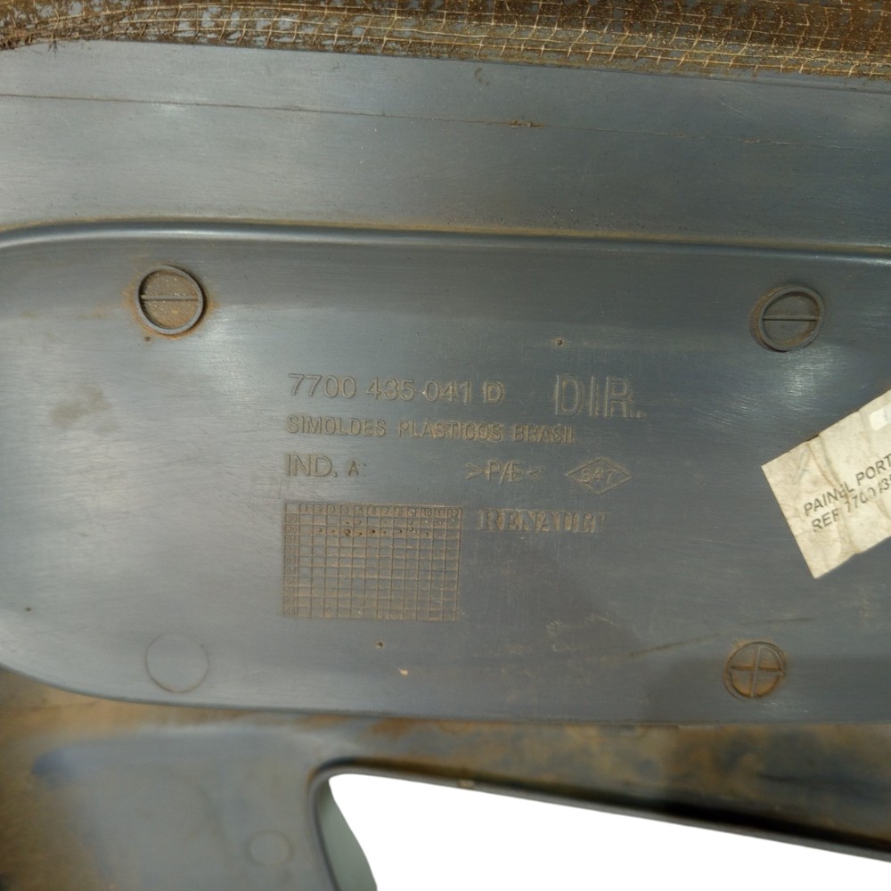 Forro Porta Dianteira Direita Renault Clio 2000 2001 A 2012 Preto 7