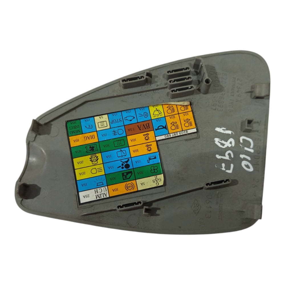 Tampa Caixa Fusíveis Interna Renault Clio 2004 2005 A 2010 6