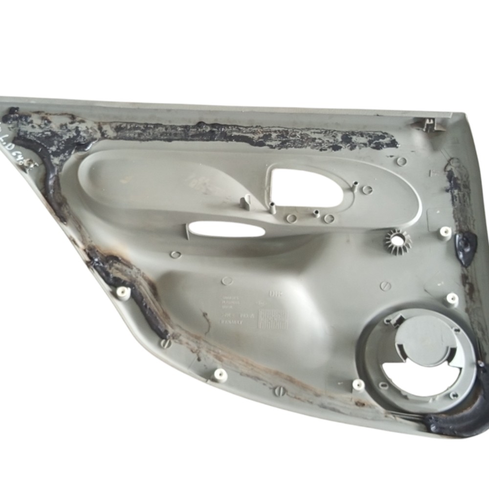 Forro Porta Traseiro Direito Renault Clio 4p 2004 A 2012 Cinza Claro 2