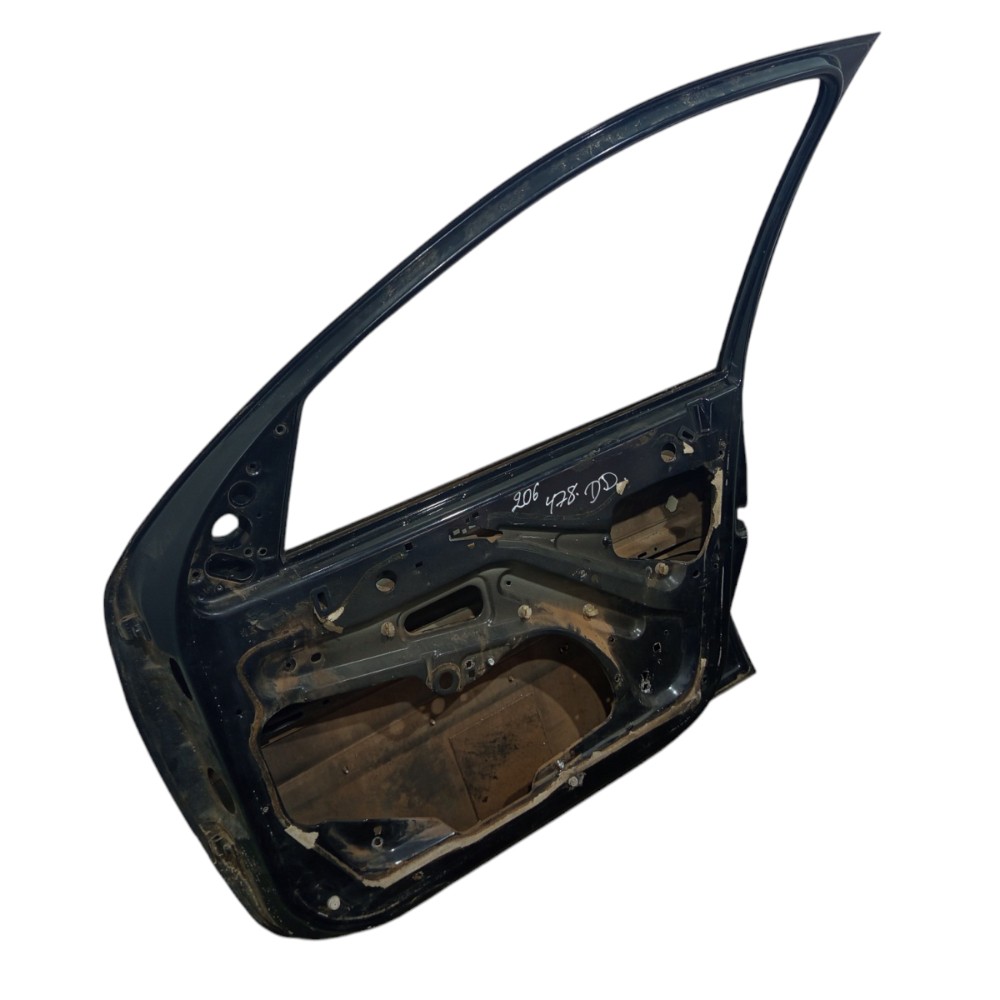 Porta Dianteira Direita Peugeot 206 207 2003 A 2008 Dianteira Direito Preto 4
