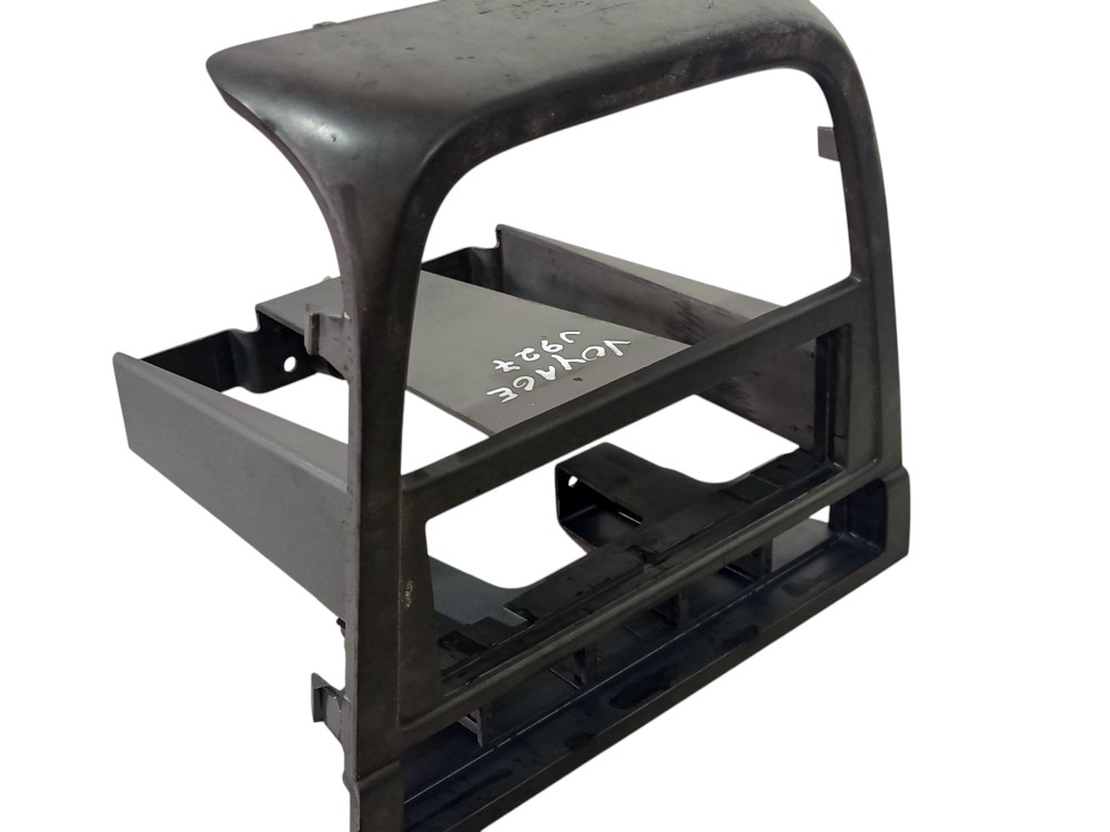 Moldura Painel Central Radio Volkswagen Voyage 2008 A 2012 Preto 8