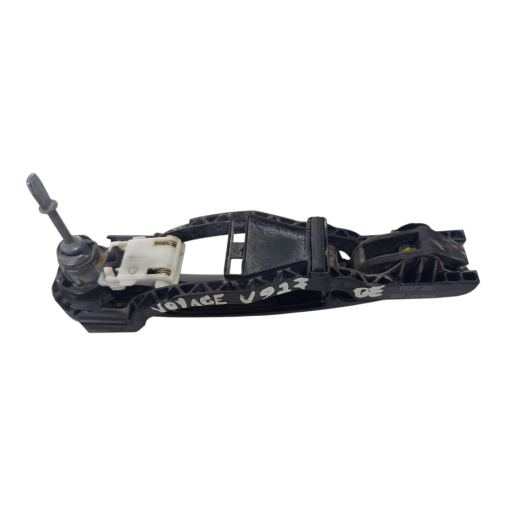 Maçaneta Externa Dianteira Esquerda Vw Voyage G5 2008 A 2012 Preto Dianteira 9