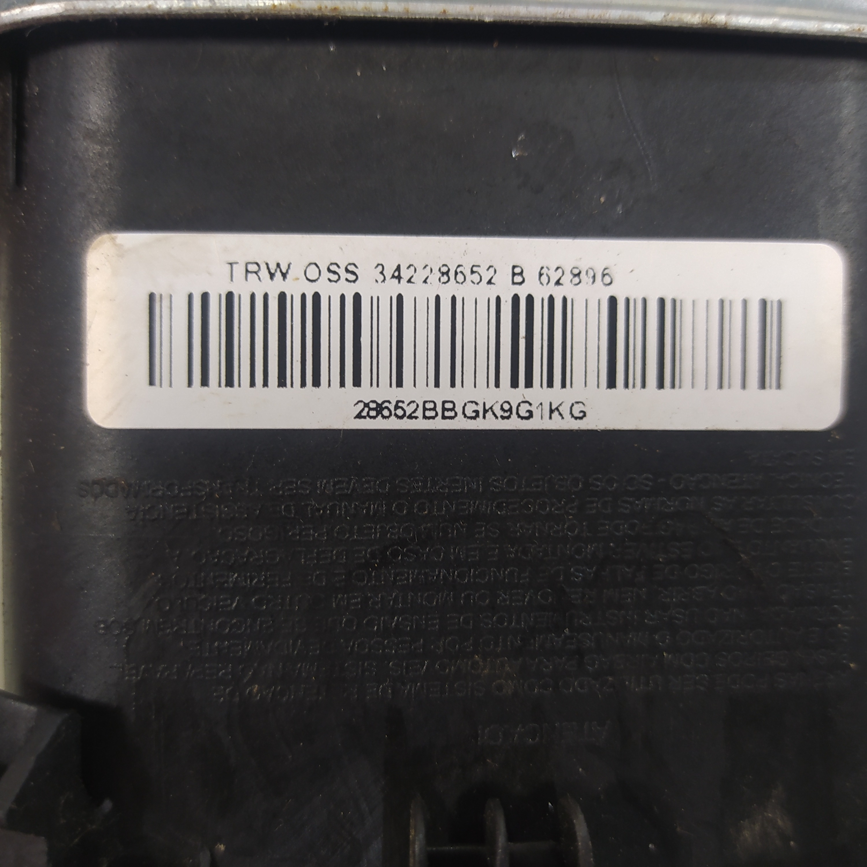 Tampa de airbag passageiro kwid 427 kd1 8