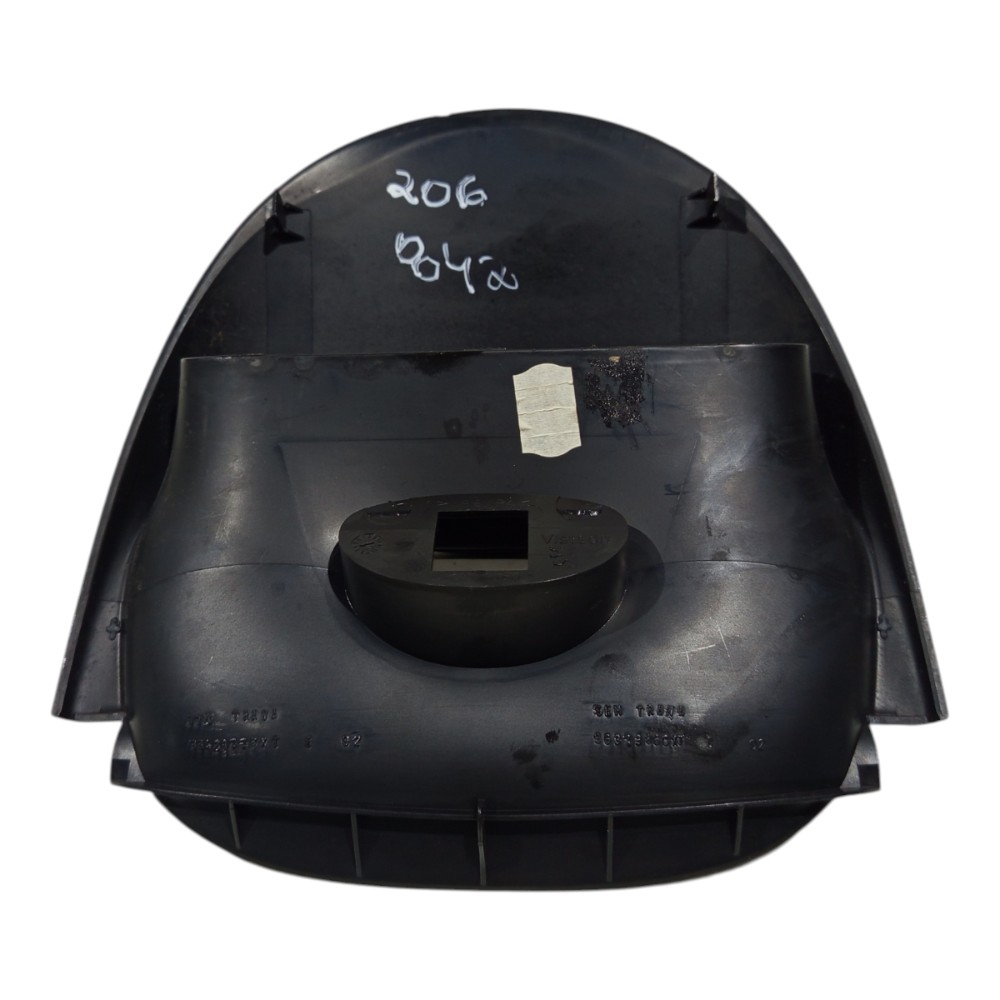 Moldura Botão Superior Pisca Alerta Peugeot 206 2001 A 2011 Preto 5