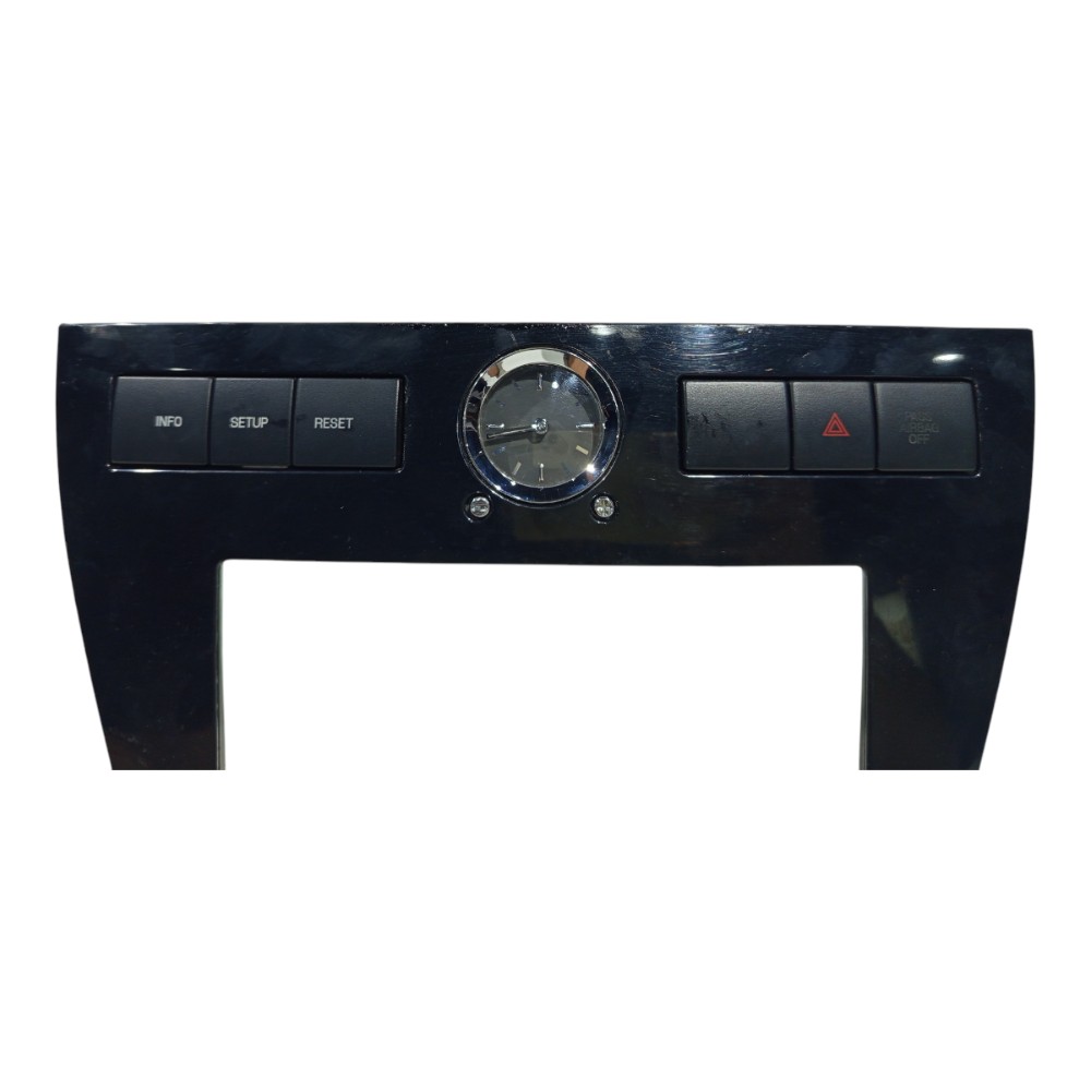Moldura Central Rádio Relógio Painel Ford Fusion 2006 A 2009 4