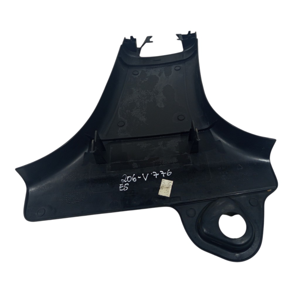 Acabamento Interno Coluna Moldura 206 Peugeot 2006 2007 2008 Preto 2