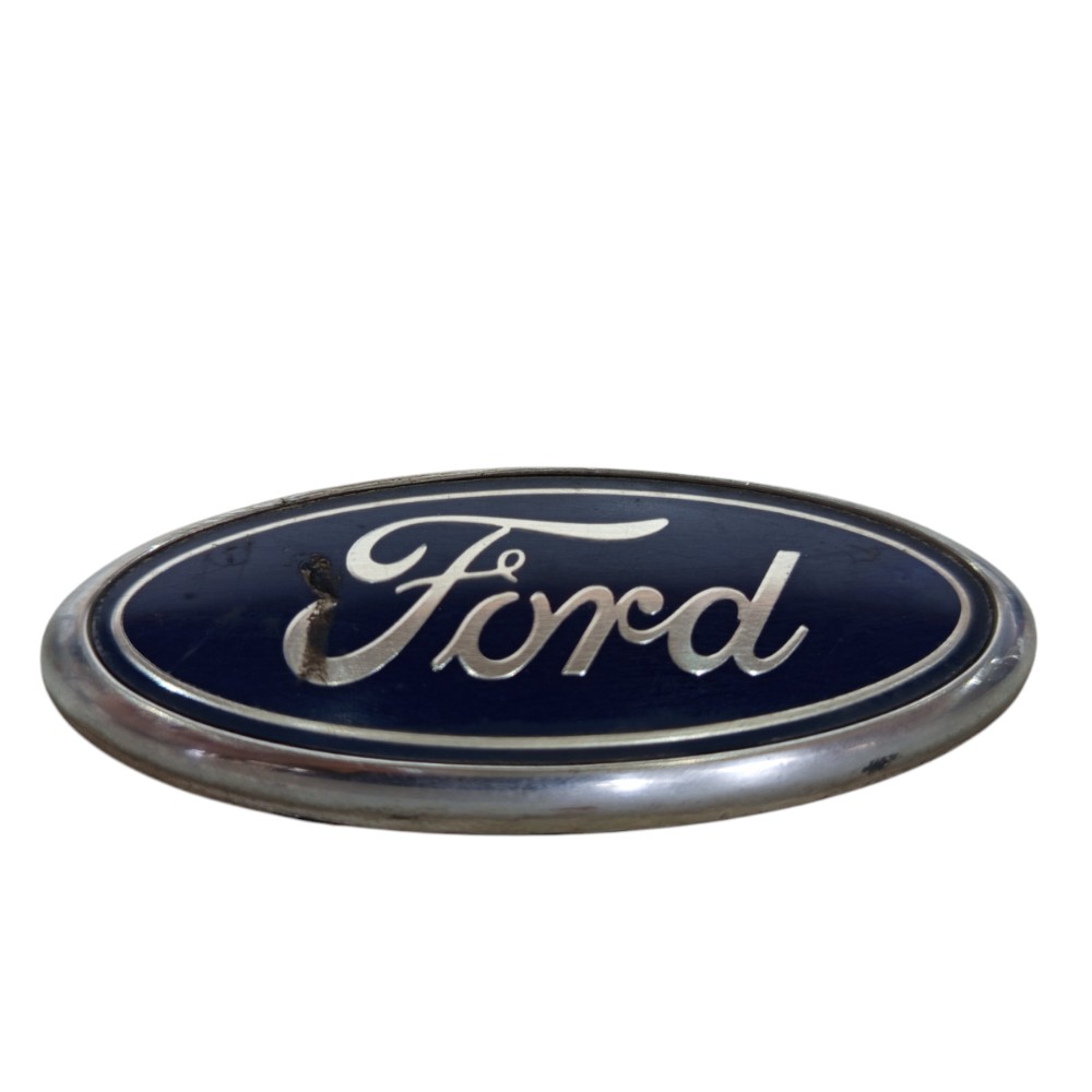 Emblema Tampa Traseira Ford Escort Gl 1998 1999 2000 A 2003 Azul 1
