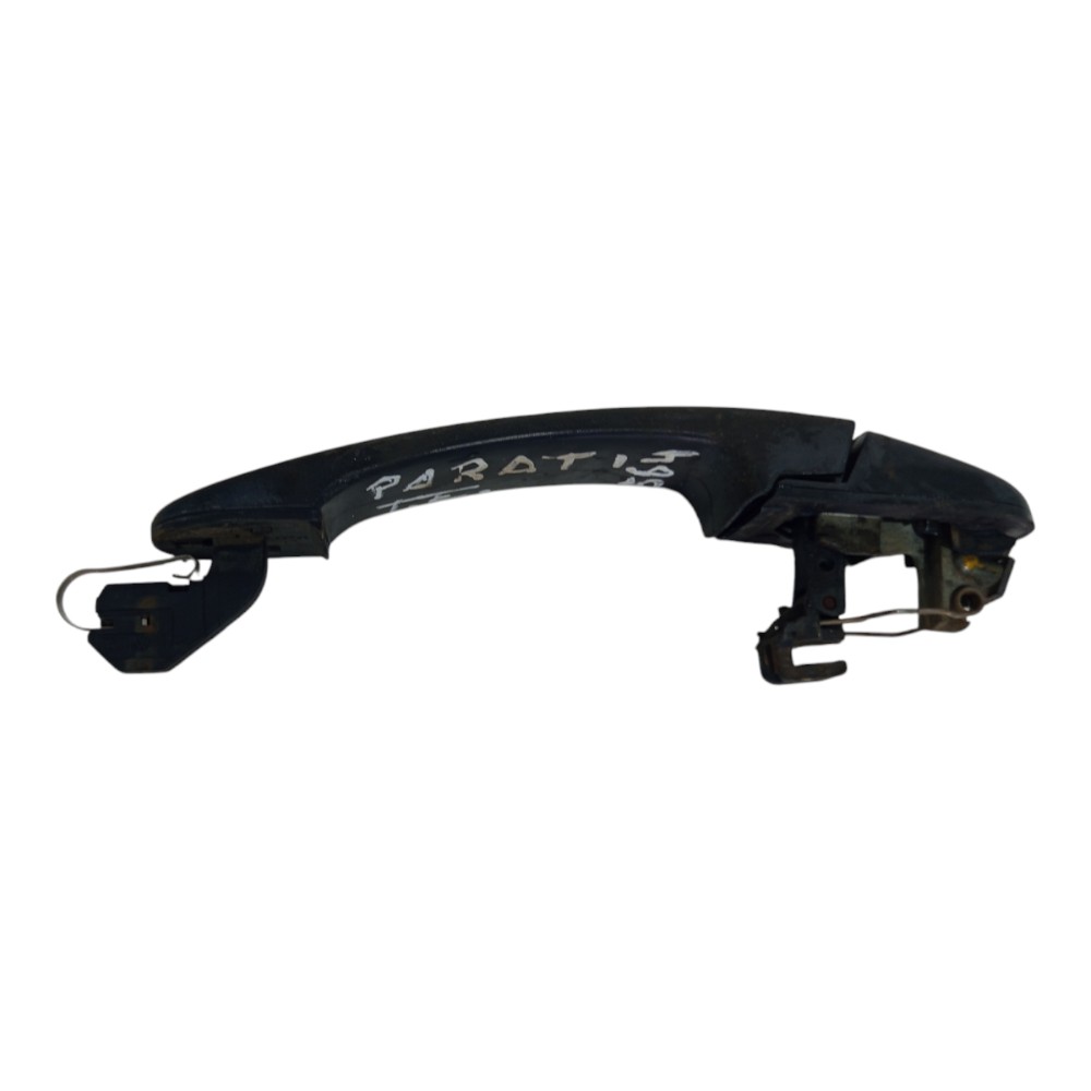 Maçaneta Externa Traseira Esquerda Vw Parati 1995  A 2005 Preto Traseira 2