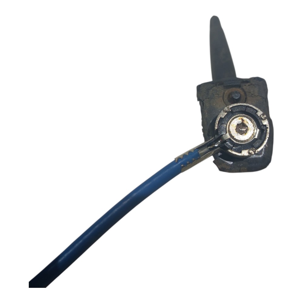 Antena Automotiva Base C/ Cabo Ford Escort 1997 1998 A 2003 Preto cabo Azul 6