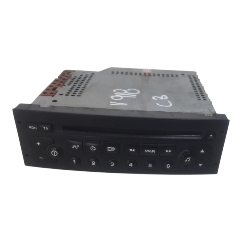 Rádio Tocador Cd Peugeot 206 207 Citroen C3 2003 A 2012 1