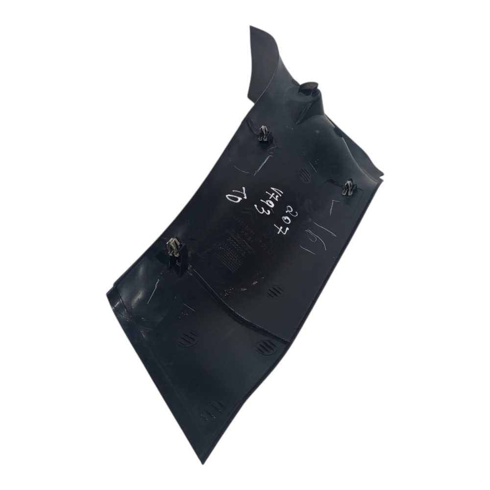 Acabamento Soleira Traseira Direita Peugeot 207 2009 9683618 Preto 3