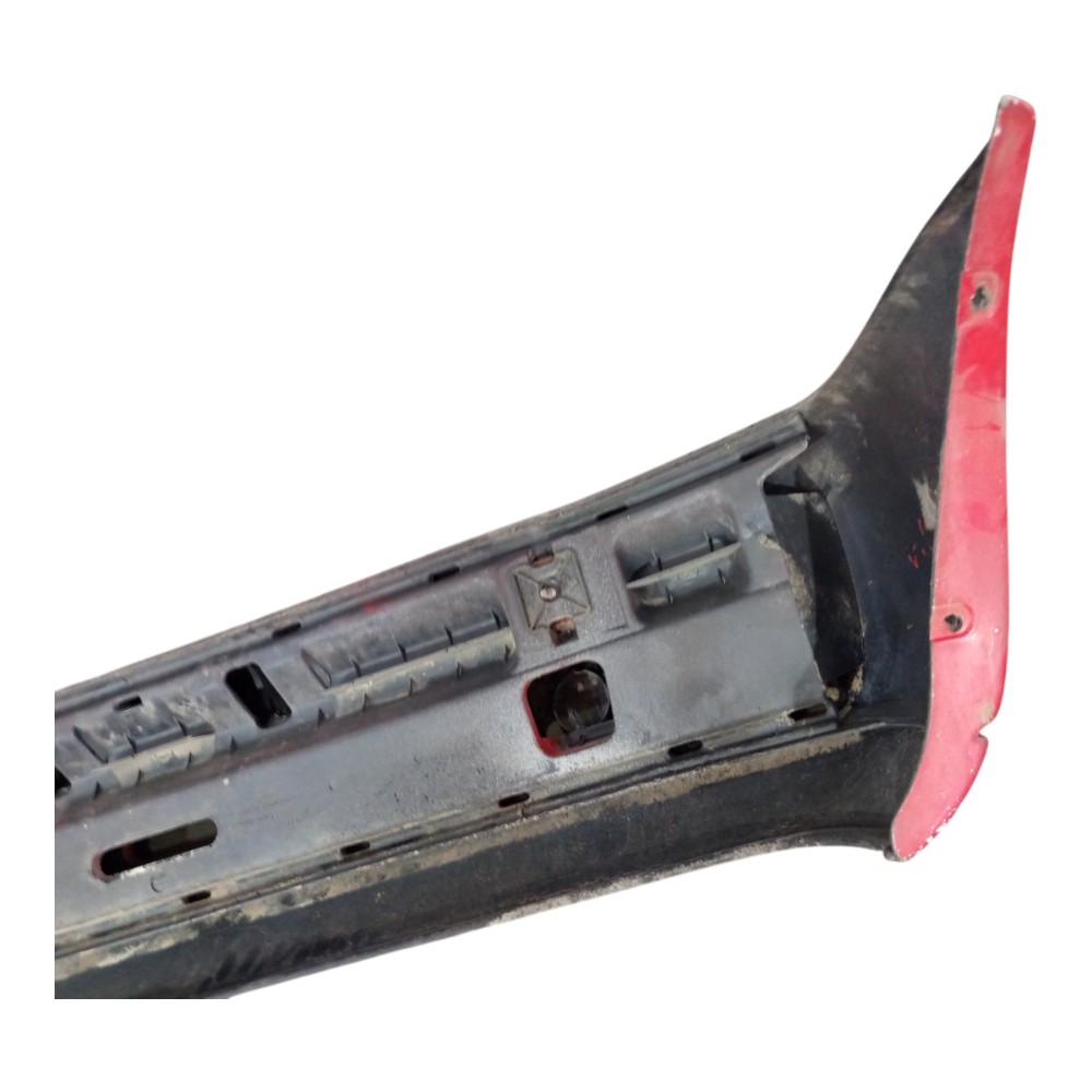 Parachoque Traseiro C/alma Guia Ford Fiesta 1996 A 2002 Verm 5