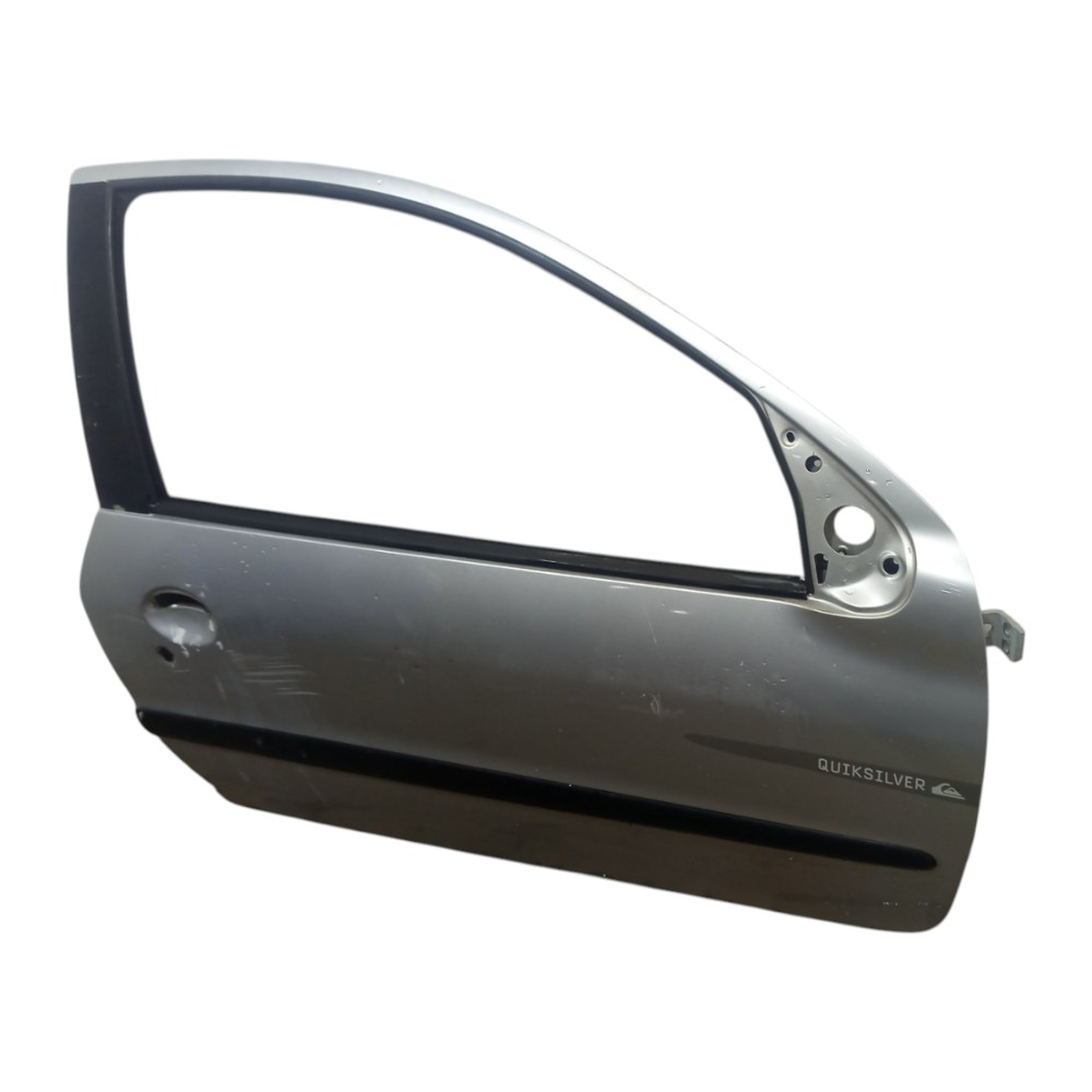 Porta Dianteira Peugeot 206 2005 2006 2007 A 2015 Direito Prateado 3