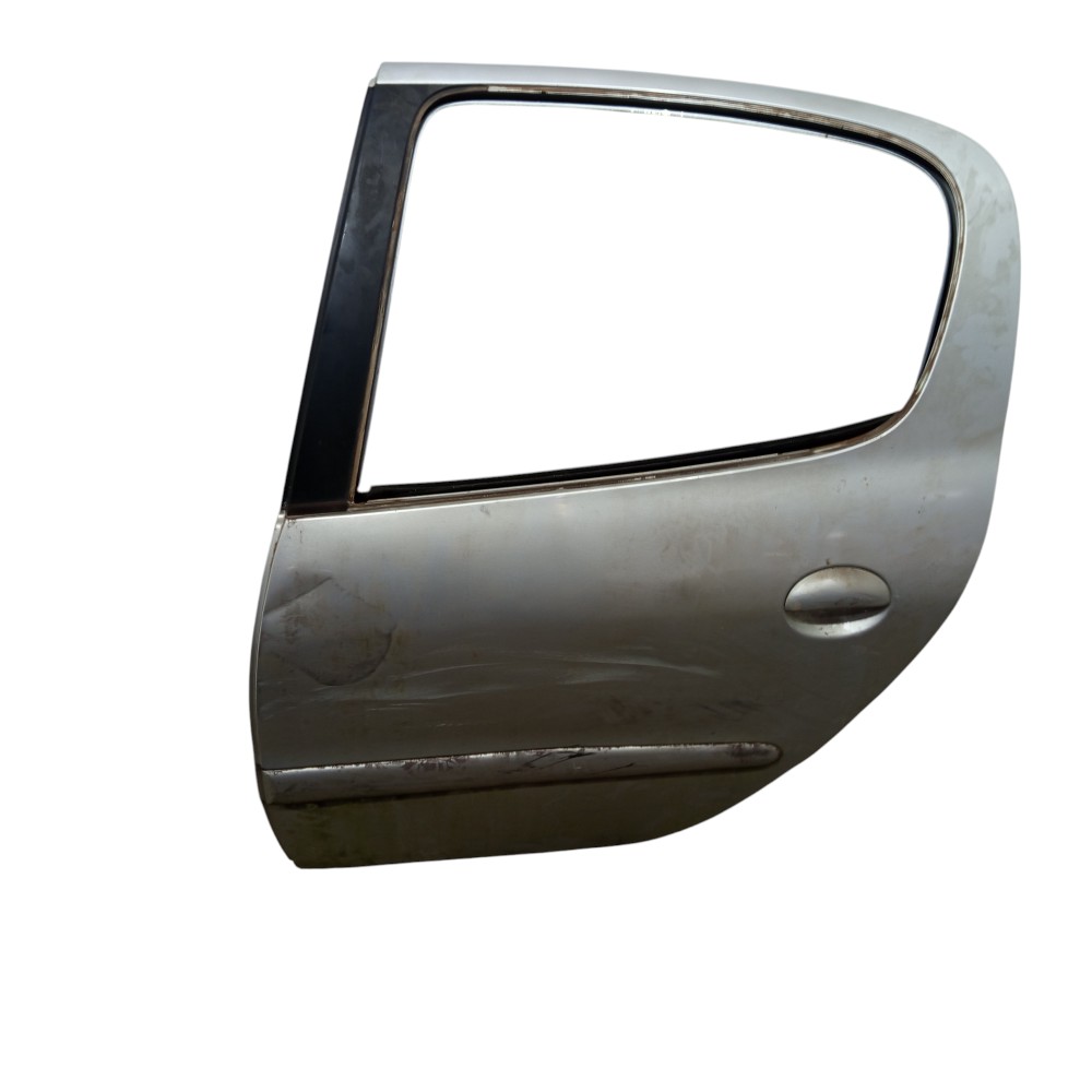 Porta Traseira Esqueda Peugeot 206 2001 2002 2003 A 2006 Traseira Esquerdo Prateado 1
