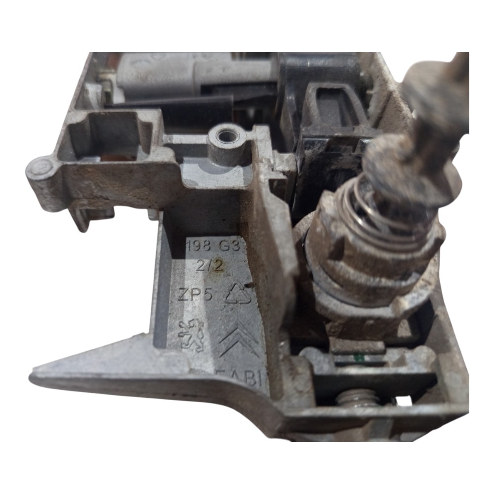 Maçaneta Externa Dianteira Esq Citroen C4 Pallas 2007 A 2013 Preto Dianteira 8